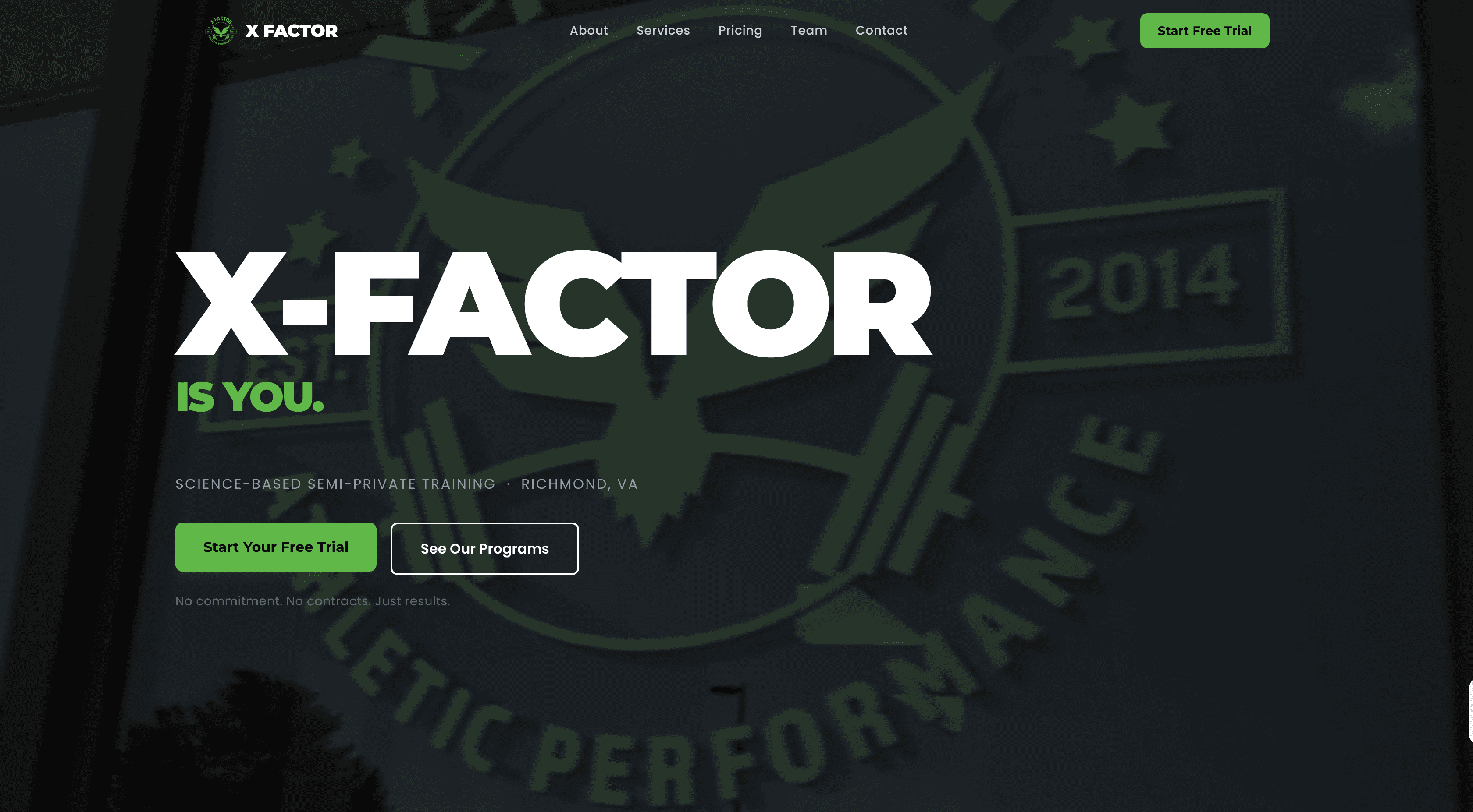 X-Factor Athletic Performance — built by Your Website Friend