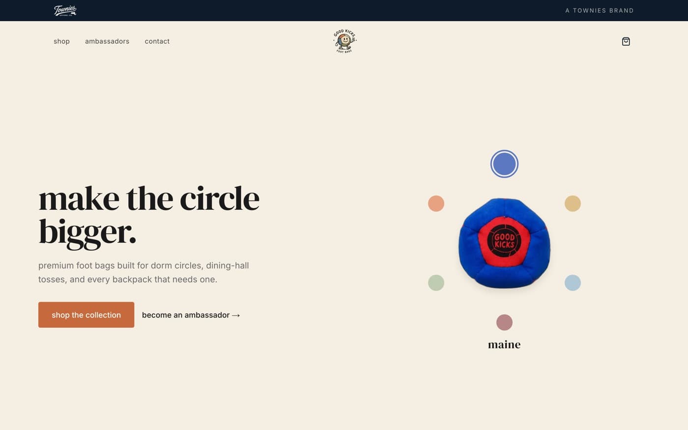 Good Kicks — a site built by Your Website Friend