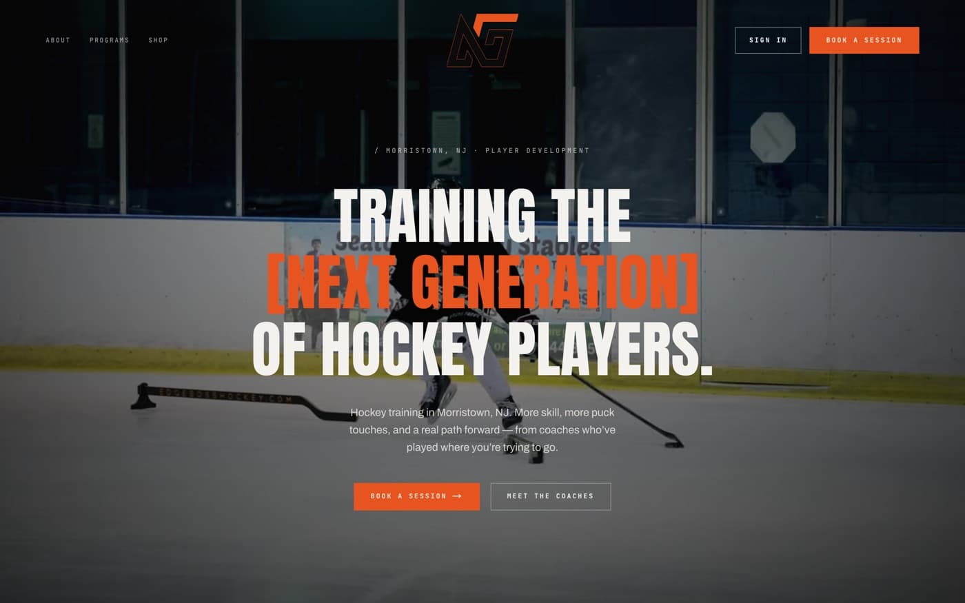 NexGen Hockey — a site built by Your Website Friend