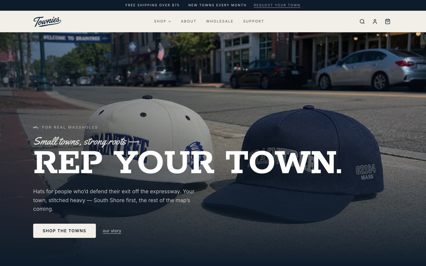 Townies — a site built by Your Website Friend