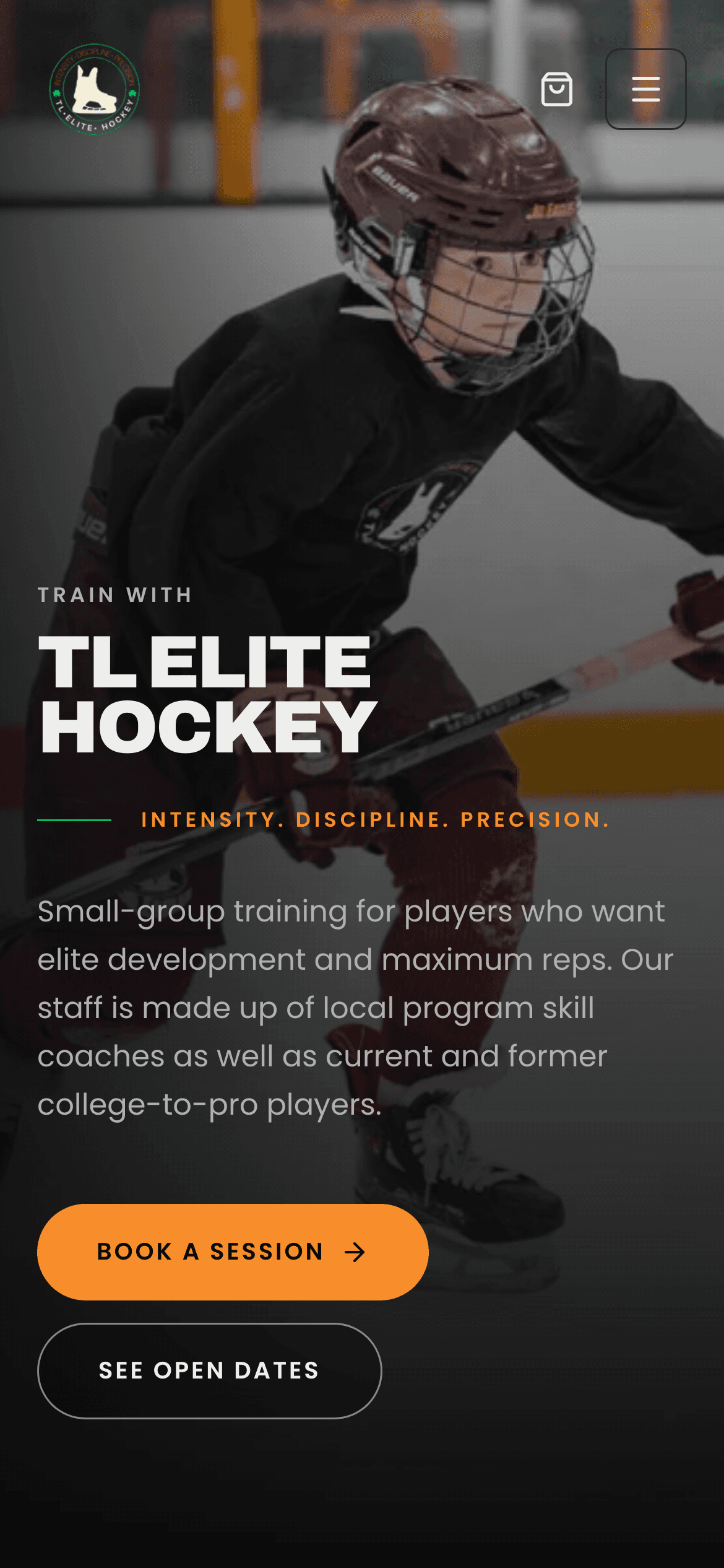 TL Elite Hockey — mobile view